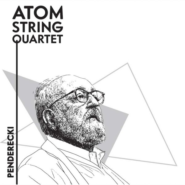 Okładka płyty Atom String Quartet - Penderecki